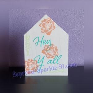 5" x 7" Chalk Art Houses